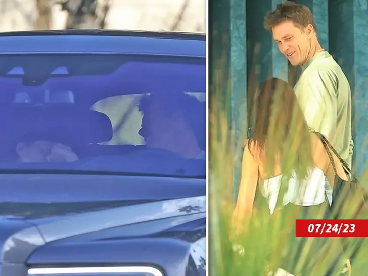 Irina Shayk Spends Night with Tom Brady, He Caresses Her Face in Car