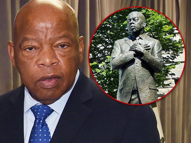 John Lewis Statue Unveiled, Replaces Confederate Monument