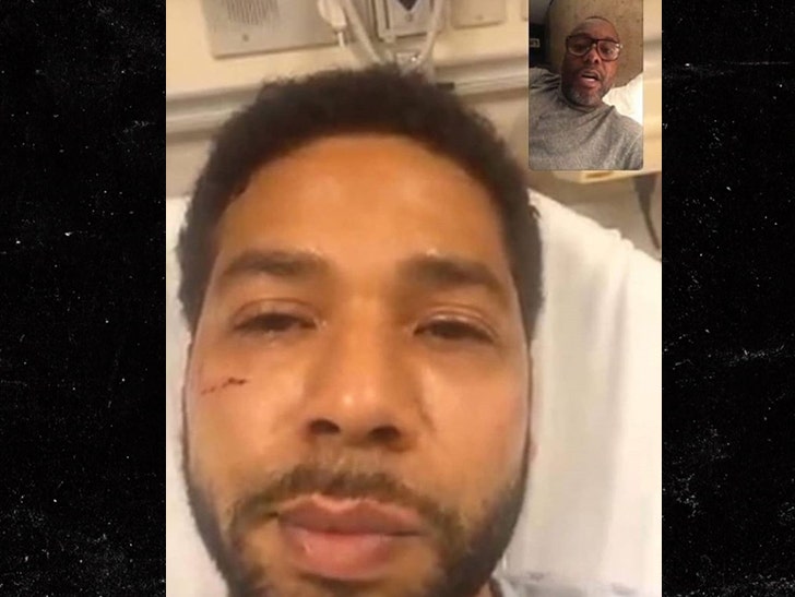 Empire' Star Jussie Smollett Tells Cops His Attackers Touted MAGA :: 0129-jussie-smollett-in-hospital-1