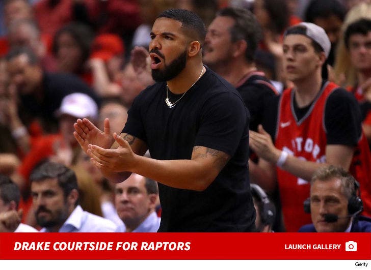 Drake's Courtside Antics During the NBA Finals