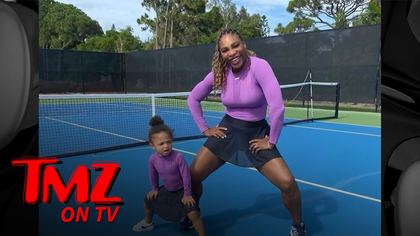 Serena Williams' 4-Year-Old Shows Off Backhand During Tennis Game | TMZ TV.jpg