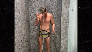 Logan Paul Takes Steamy Shower With New WWE U.S. Championship Belt