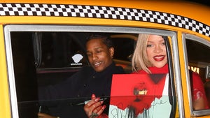 Rihanna & A$AP Rocky Board Old-Fashioned NYC Yellow Taxi for Mother's Day