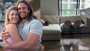 sara carton and Joey Leveille apartrment flood 1