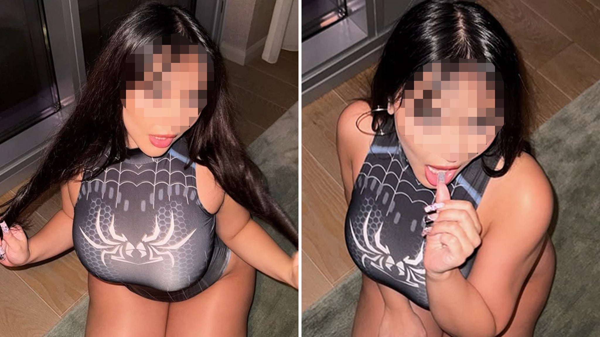 Guess The Sexy Spider ... Trick Or Treat!