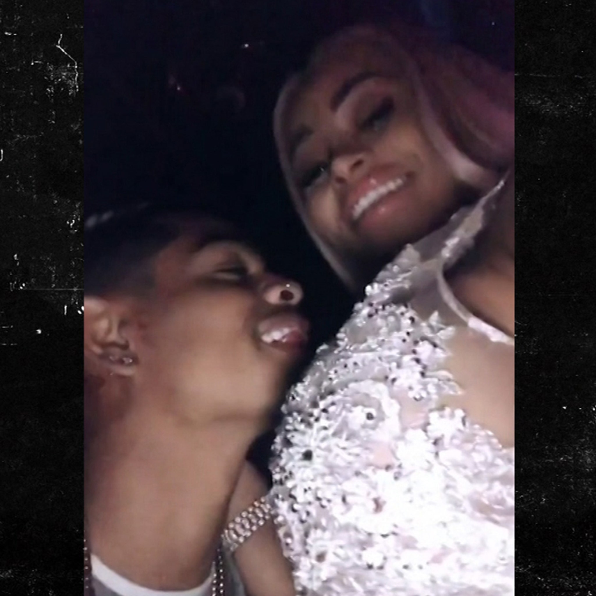 Blac Chyna Gives New BF Mechie Up Close Look at the Goods in Miami Nightclub