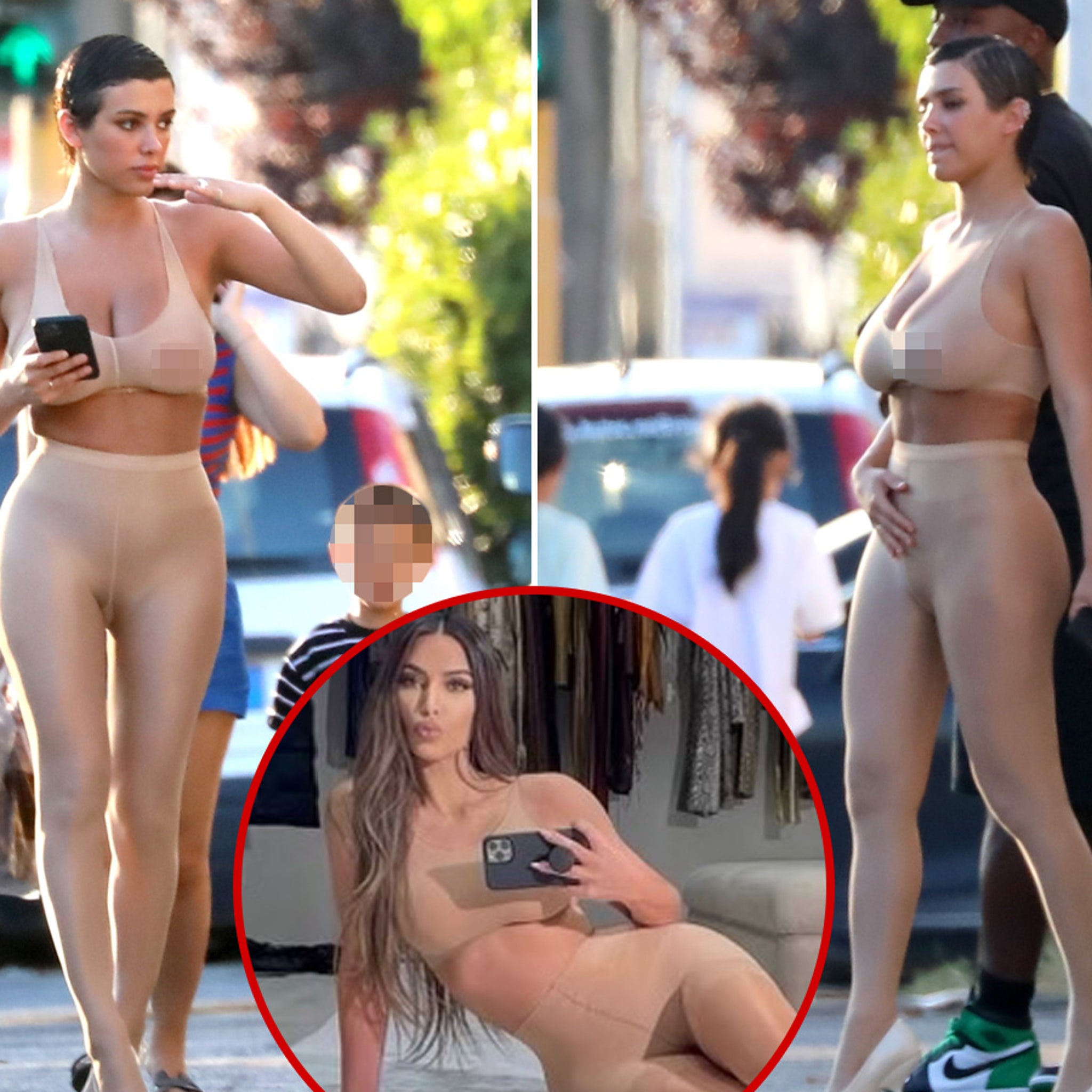 Kanye Wests Wife Bianca Censori Channels Kim Kardashian Style in Latest Look image