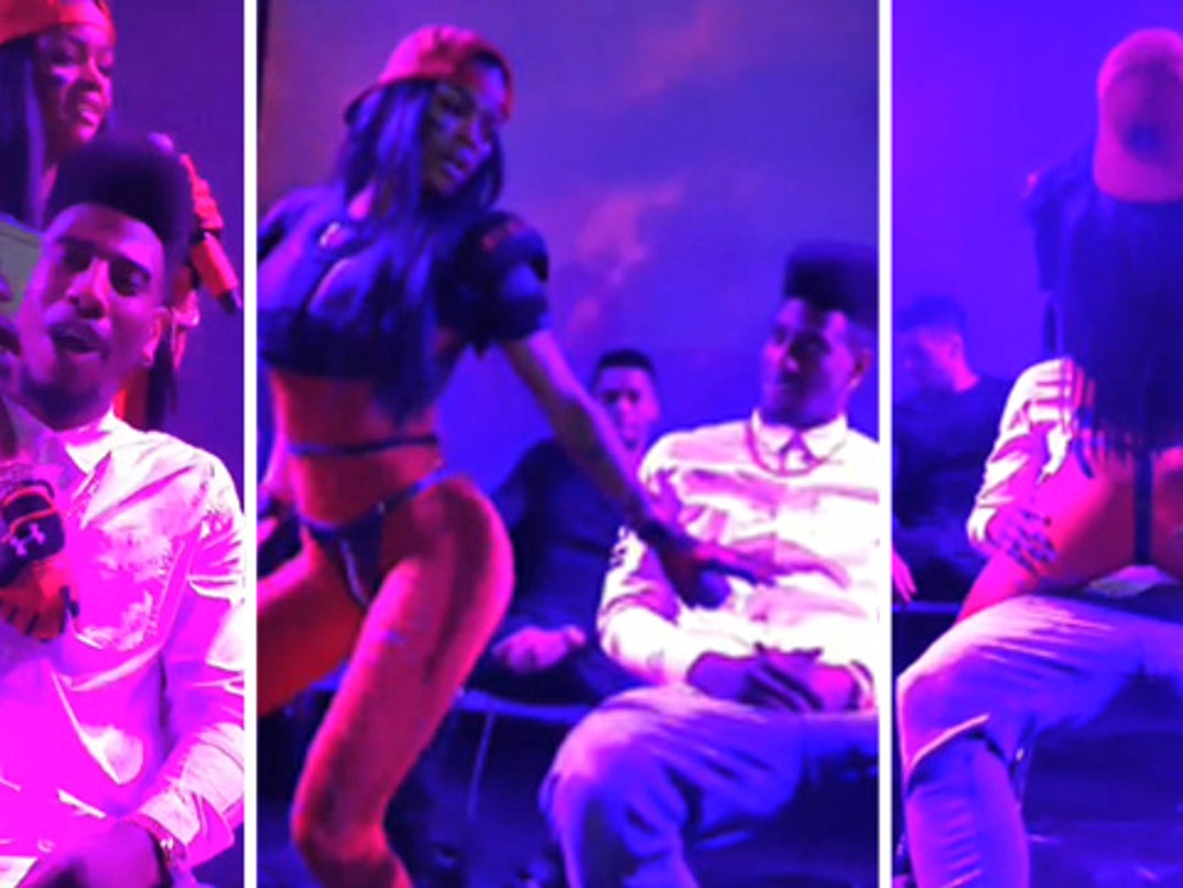 Iman Shumpert -- Erotic Lap Dance at Concert ... From Hot GF