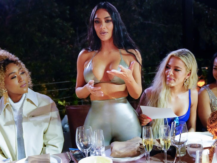 Kim Kardashian Hosts SKIMS Swim Dinner in Miami with Hot Famous Friends
