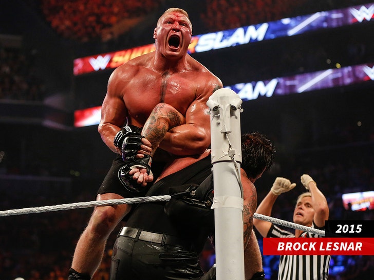 Brock Lesnar in the WWE
