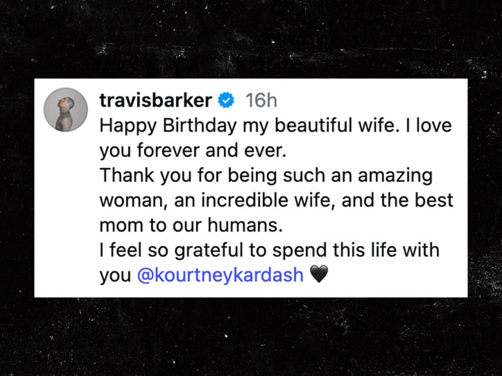 travis barker kourtney kardashian birthday insta 1