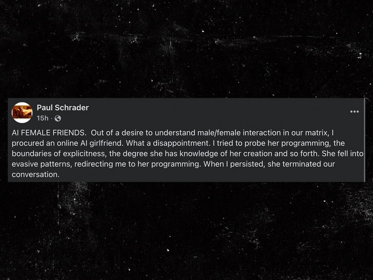 paul schrader facebook 1