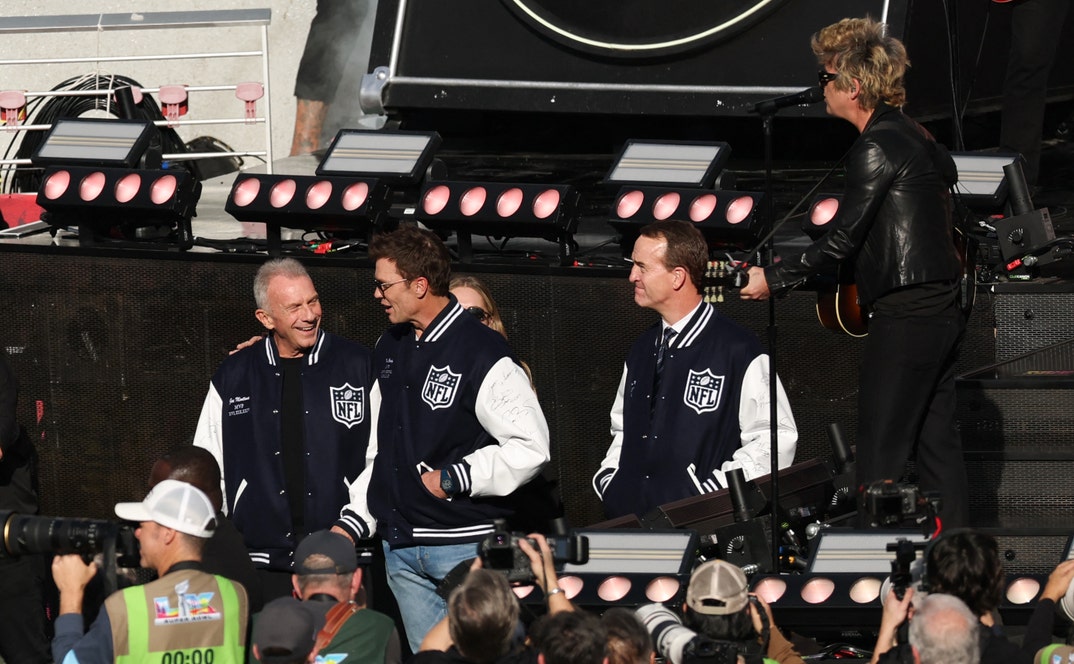 Joe Montana, Tom Brady and Peyton Manning