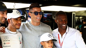 Cristiano Ronaldo Crashes Monaco Grand Prix, Hangs with Lewis Hamilton