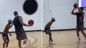 Drake Airballs Jump Shot In 1-On-1 Game With Tory Lanez