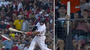 Red Sox Fan Makes Insane Catch On Rafael Devers' Broken Bat During ALCS Game