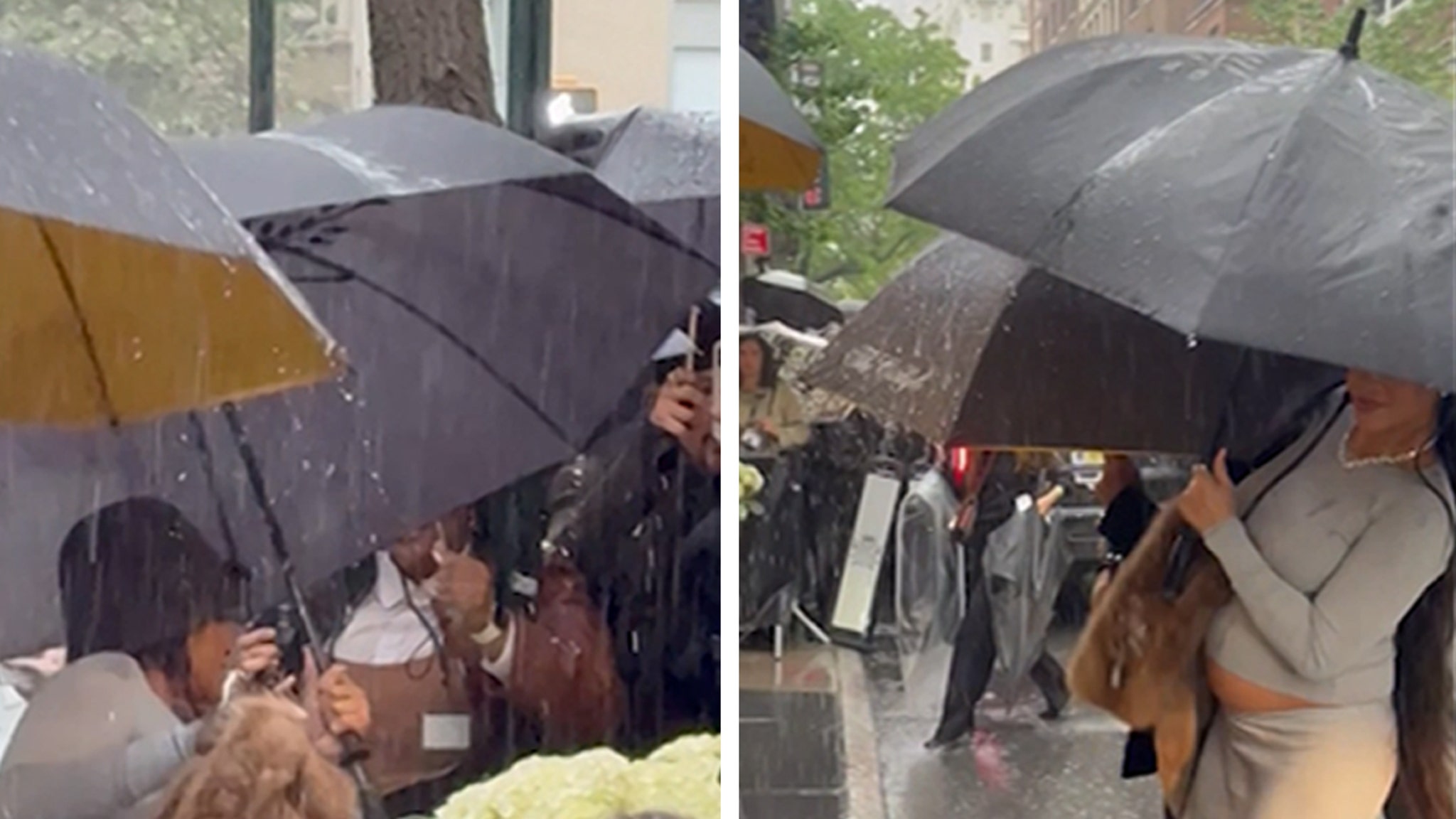 Rihanna Smacked in Face by Umbrella Before Met Gala, on Video