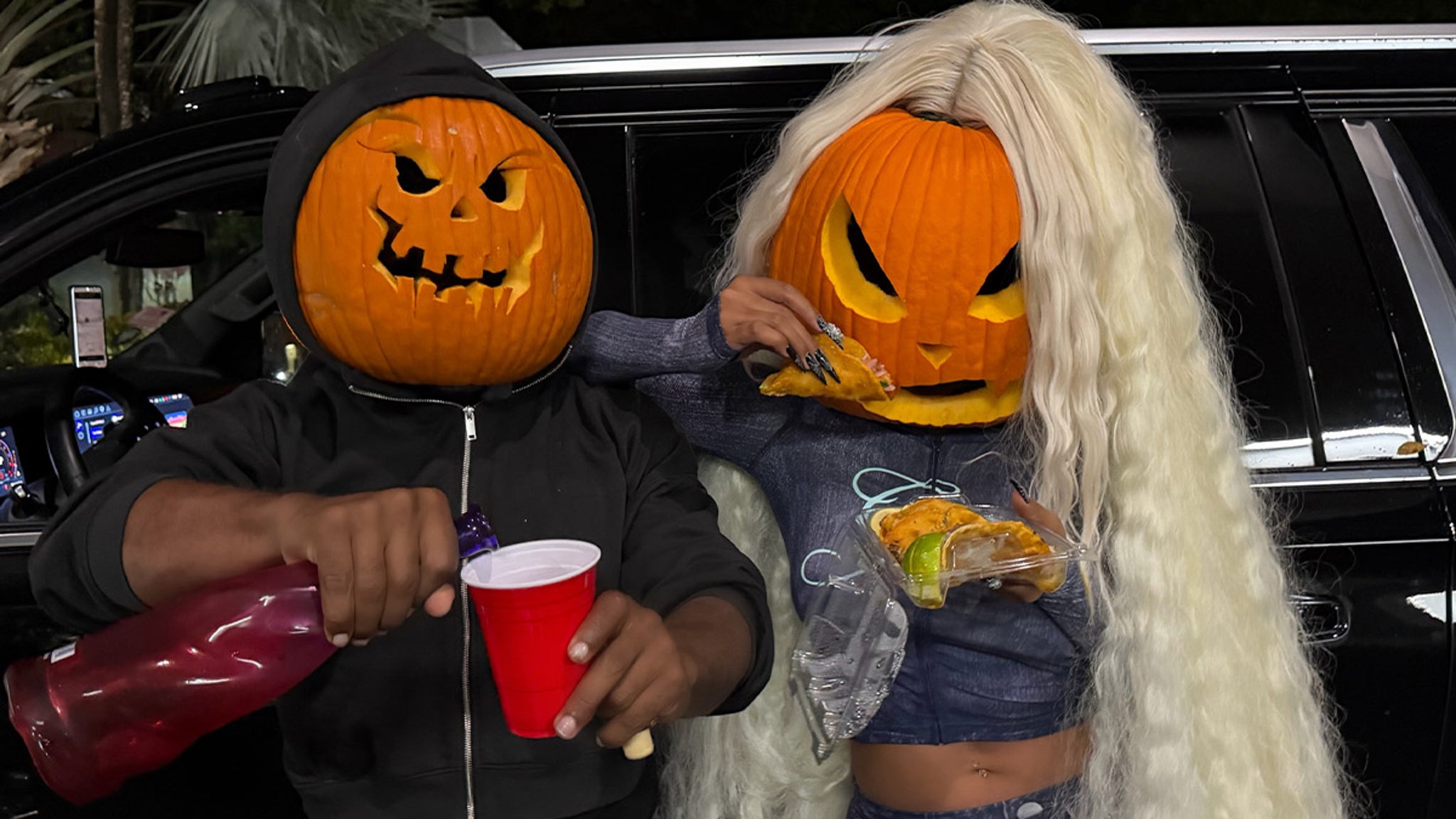 Megan Thee Stallion Kicks Off Spooky Season With Her Iconic Pumpkin Head