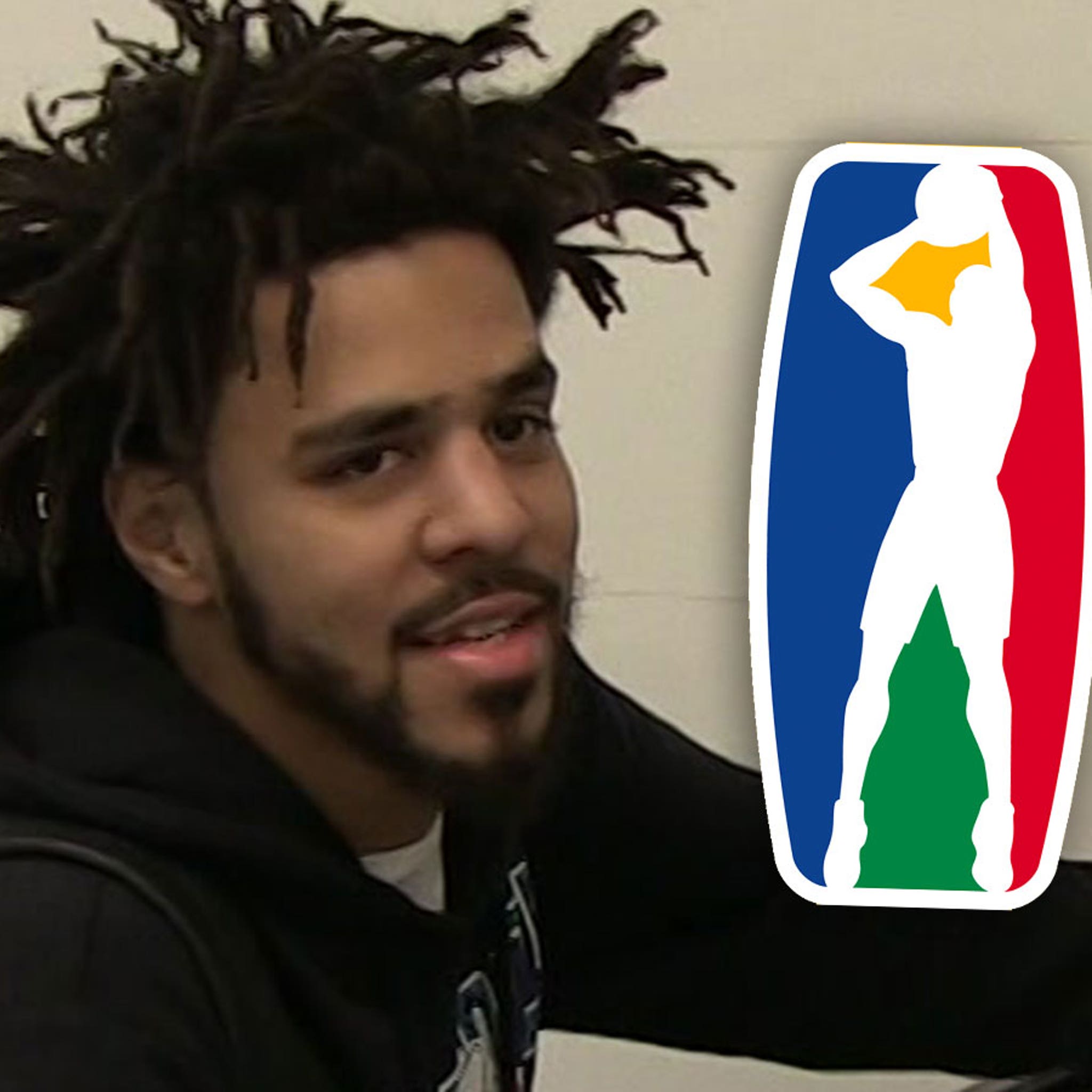 Man with black beard, J. Cole Holding Face, music stars, j. cole