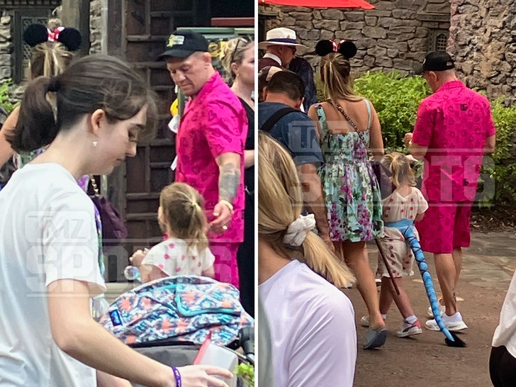 conor mcgregor with family at disney land