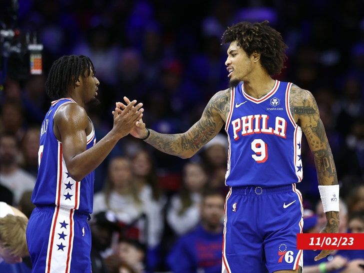 kelly oubre and tyreese maxey getty 1