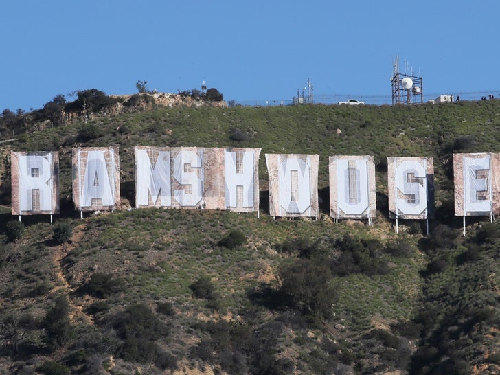 After the Los Angeles Rams 2022 Super Bowl victory, the Hollywood Sign was changed to "Rams House."