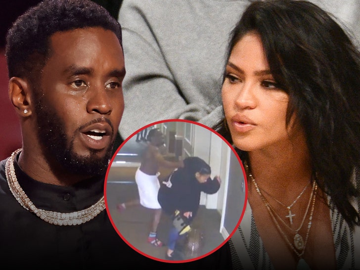 Diddy Seen Assaulting Ex Girlfriend Cassie On Video From 2016 Hotel Incident