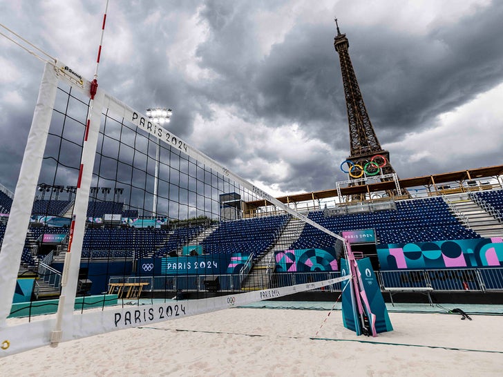 The Eiffel Tower Court For Paris Olympics 2024