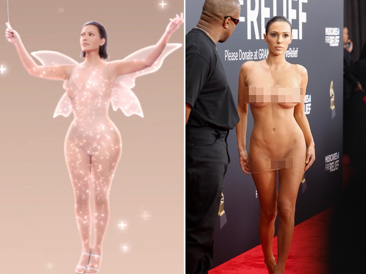 kim kardashian bianca censori split sub skims getty