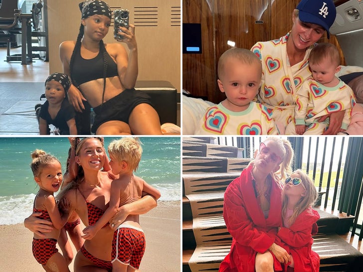 Celebrity Mom and Mini-Mats-Twin!