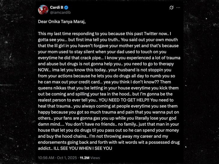 Pregúntale a Cardy comentario onika maraj