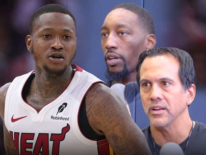 Erik Spoelstra Bam Adebayo terry rozier main getty x