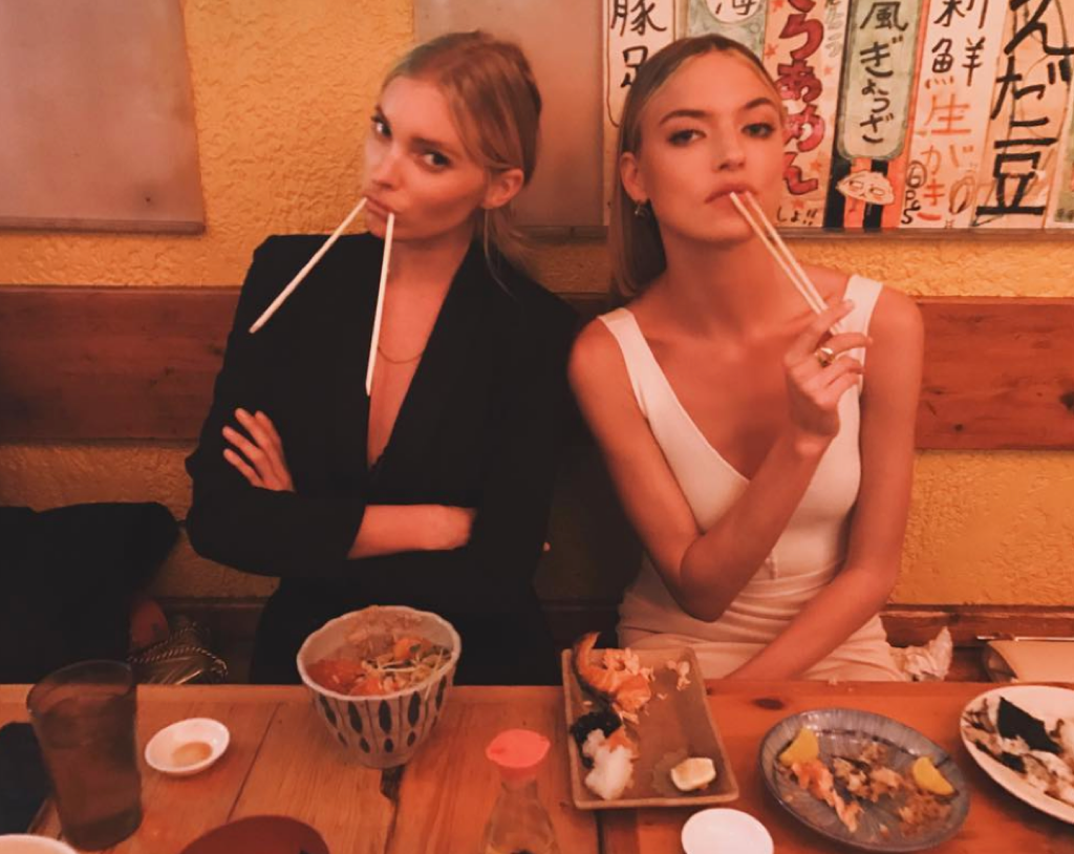 Elsa Hosk and Martha Hunt