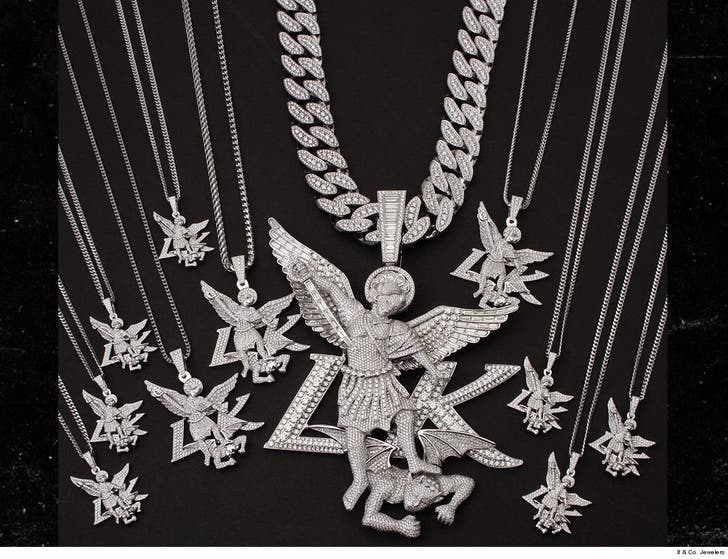 Tyga Drops Whopping $500k for New Archangel Chain