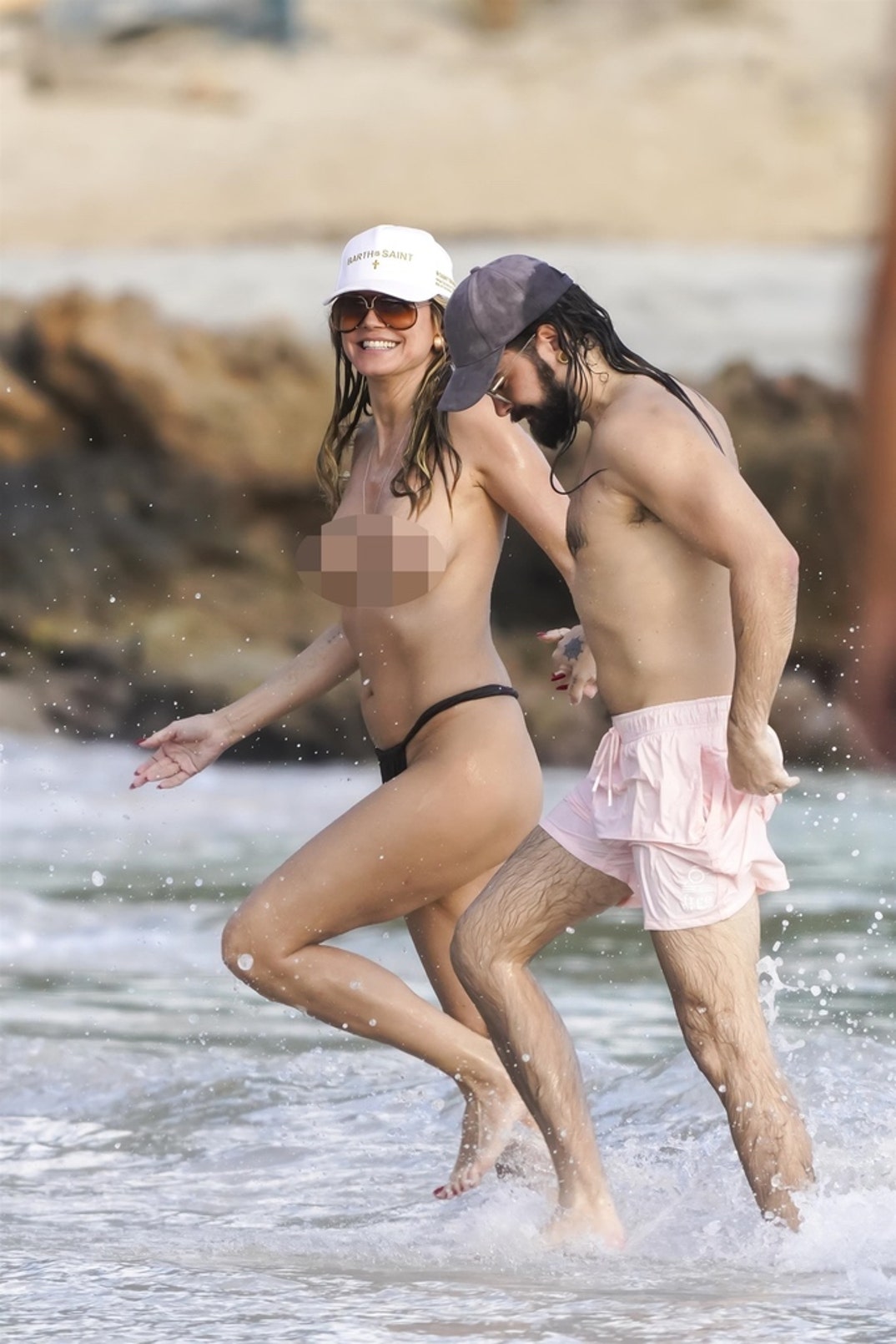Heidi Klum Tom Kaulitz St. Barths 1