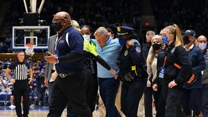 Citadel Hoops Coach Collapses During Duke Game, Scary Scene Caught On Video