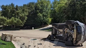 Scott Disick's Lamborghini Flipped on its Side in Crash Photos