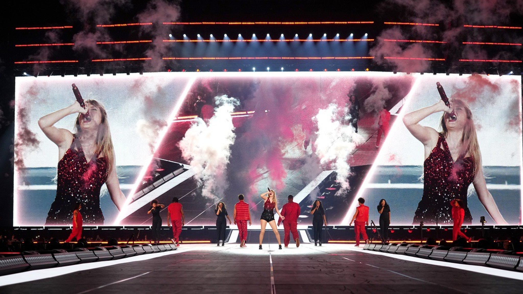 Taylor Swift Performs During 'The Eras Tour'