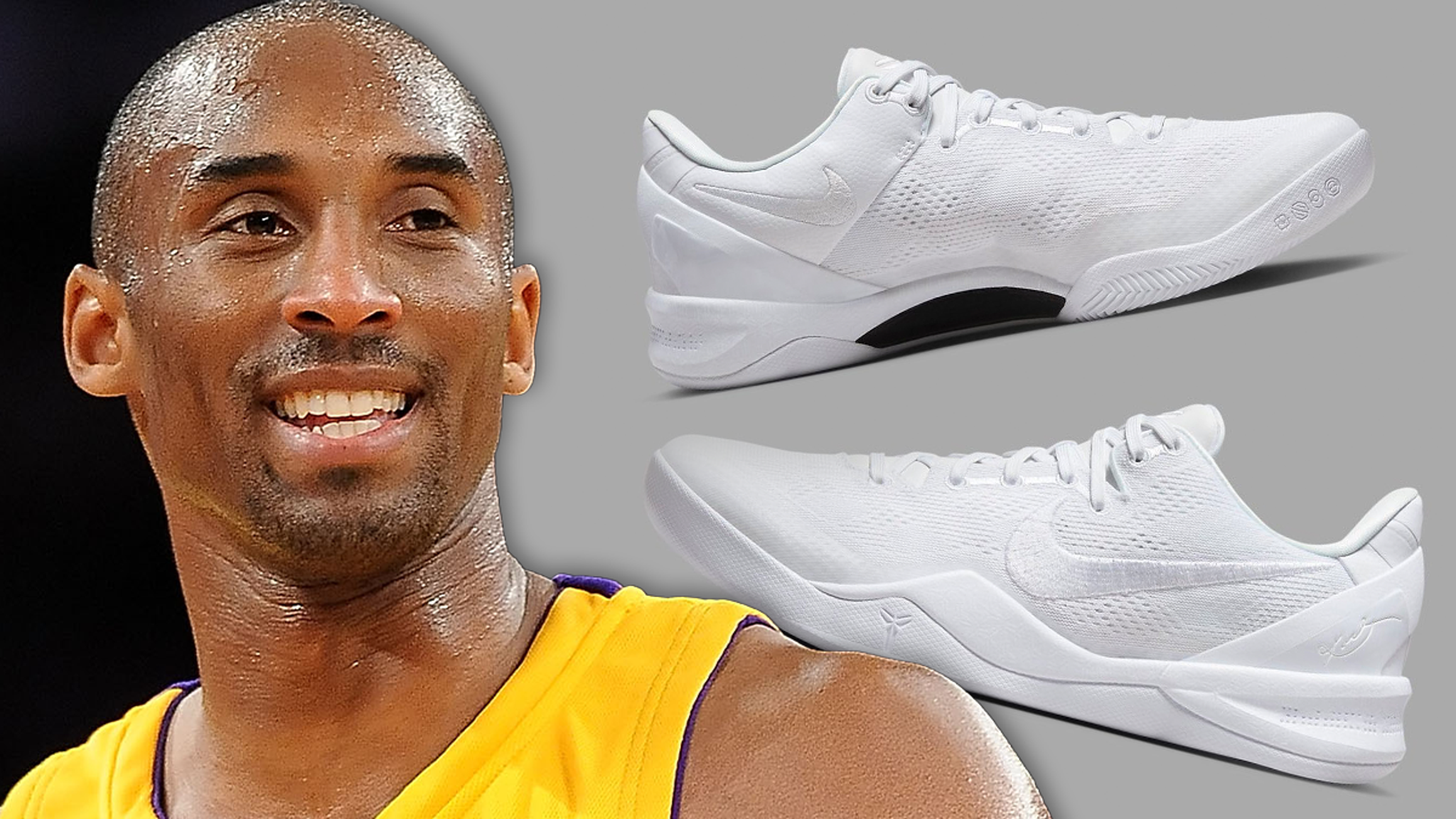 Kobe 8 Protro: Kobe Bryant birthday: Nike's all-white Kobe 8