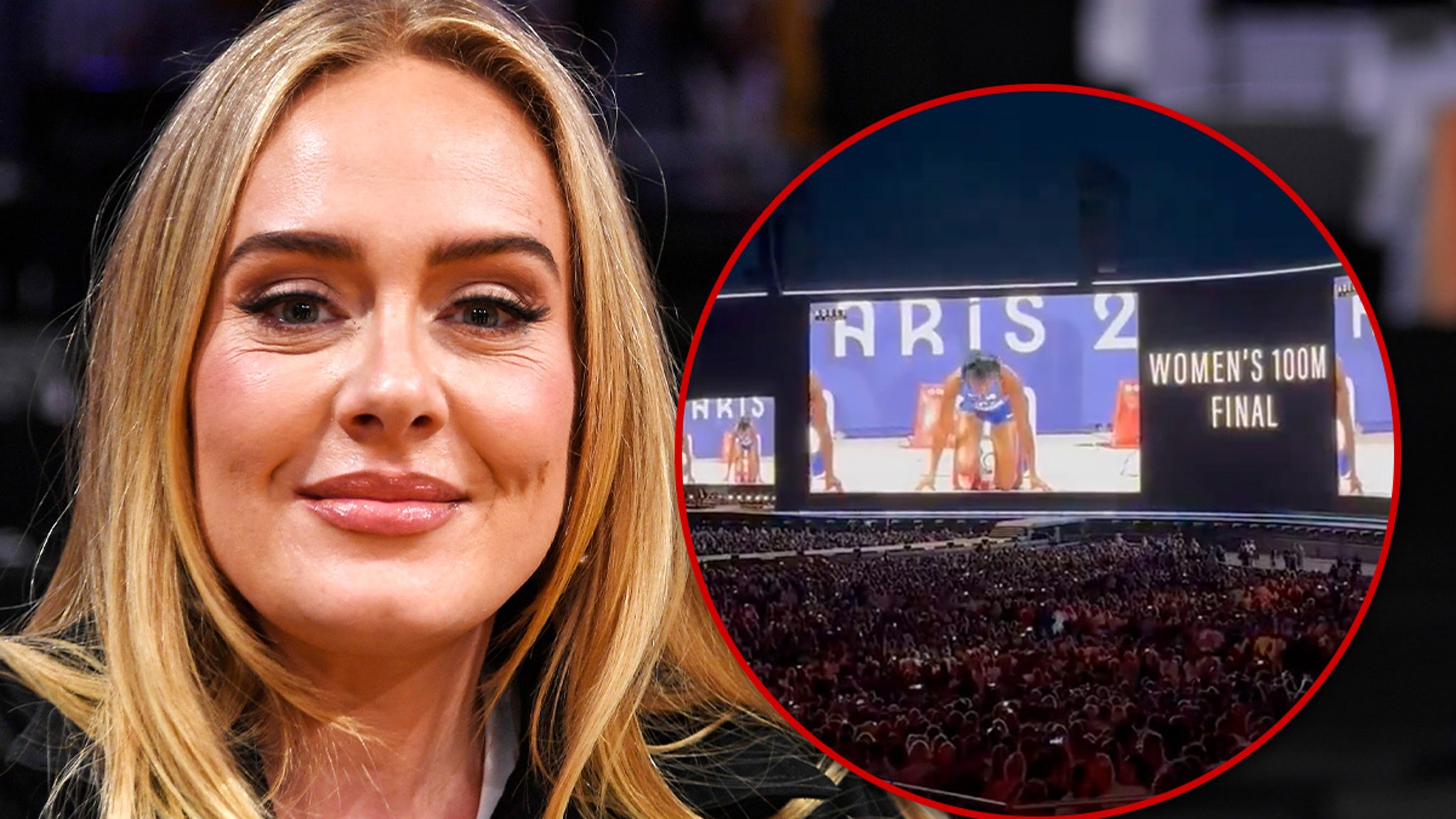 Adele Puts Munich Concert on Pause to Watch Women’s 100M Final