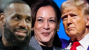 lebron james kamala harris donald trump