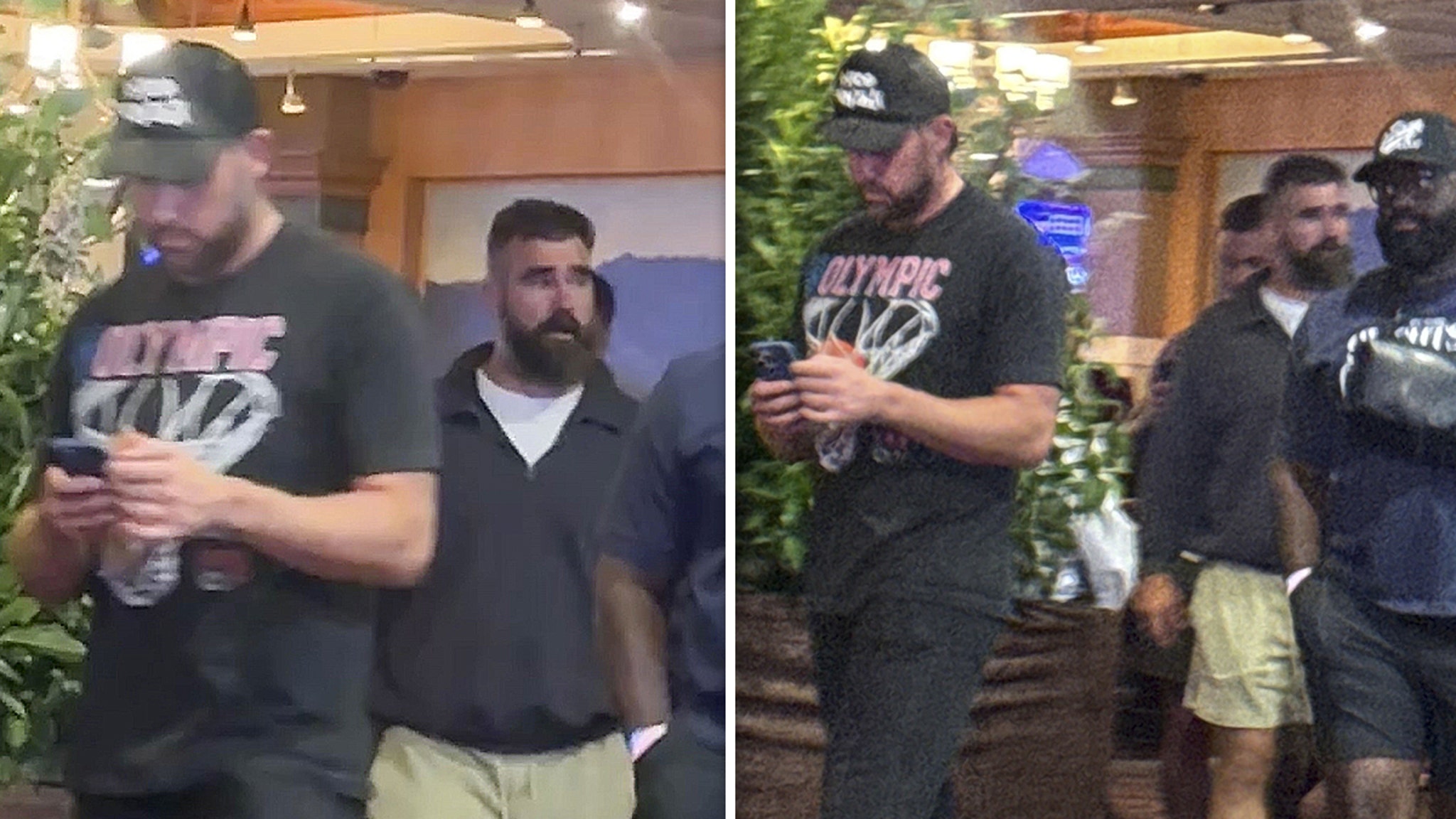 Travis and Jason Kelce Spotted on Late-Night Casino Run in Nevada