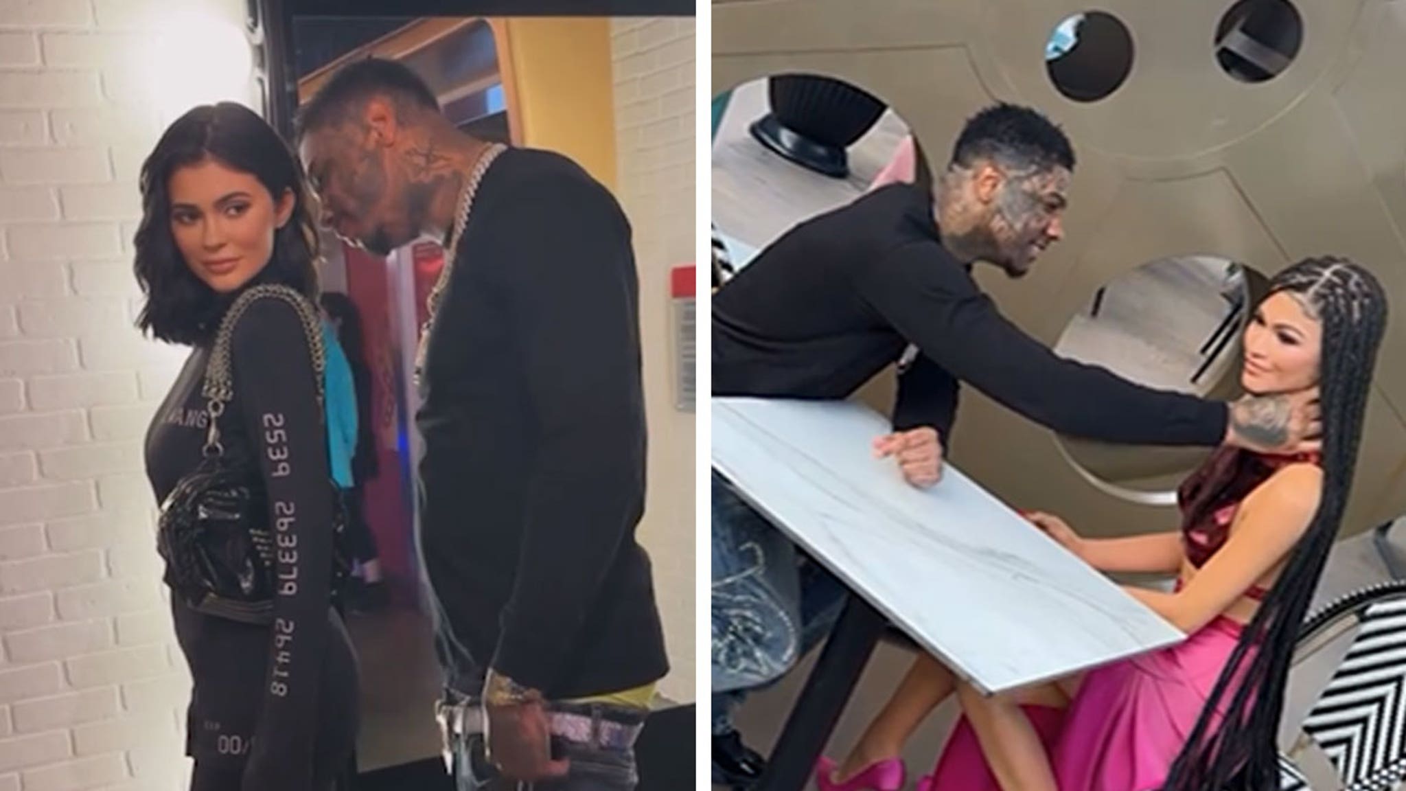 Blueface estrangula a la figura de cera de Zendaya, en vídeo