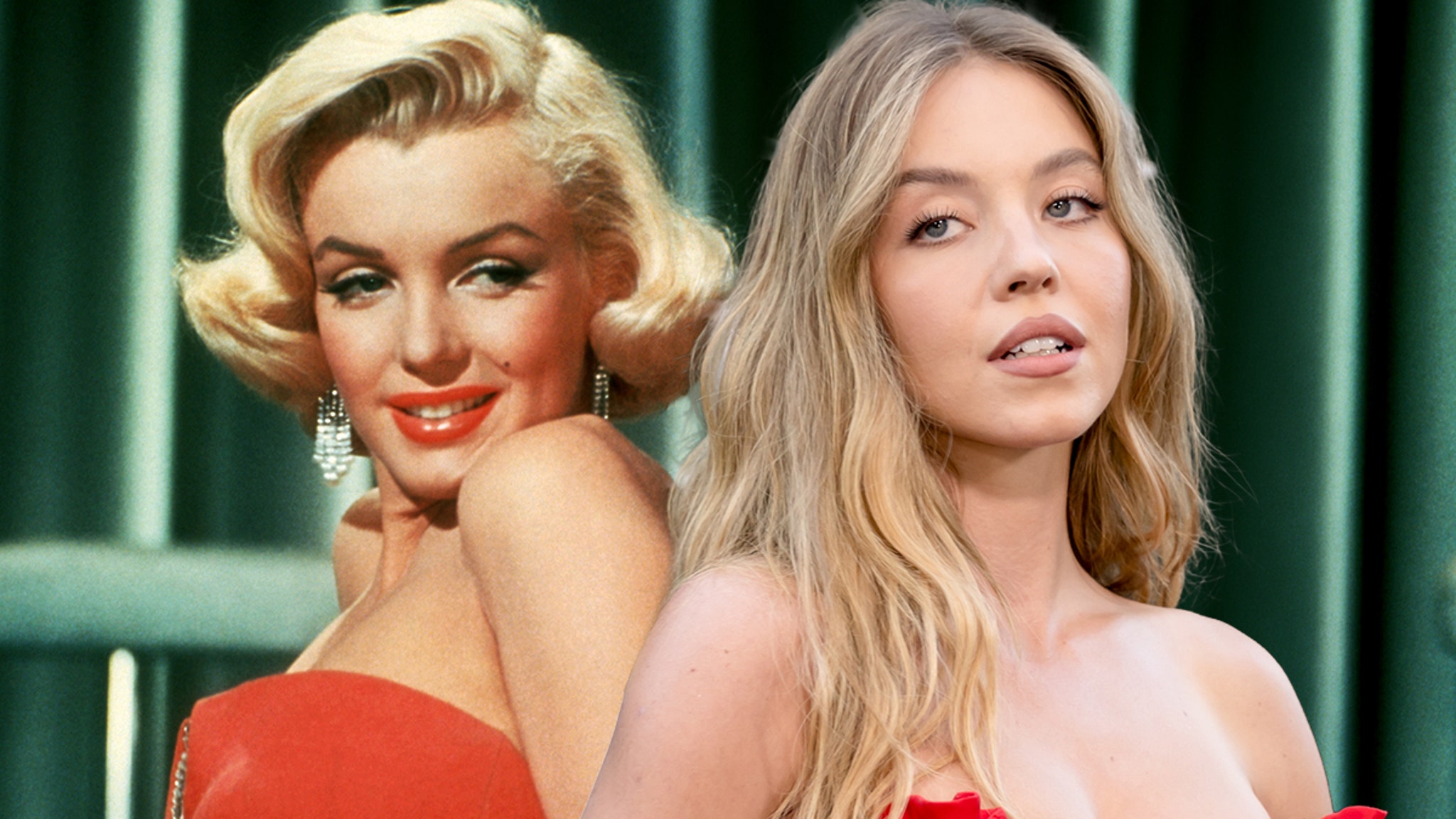 Sydney Sweeney and Marilyn Monroe are ninth cousins, once removed, MyHeritage says