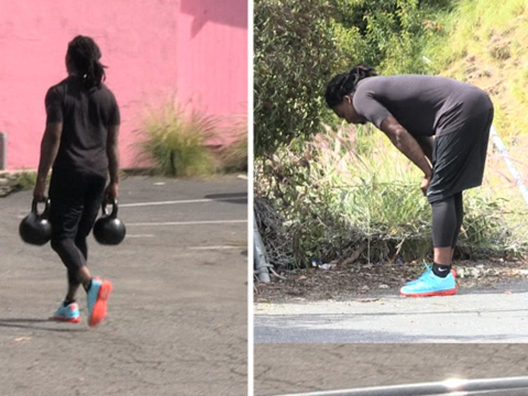 NFL s Chris Johnson WORKOUT TIL YOU PUKE Or At Least Dry Heave