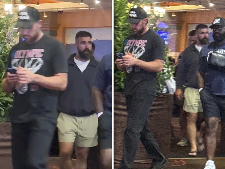 Travis Kelce Spotted At 2am Making Questionable Choices With No Taylor Swift In Sight (Pictures) 1 Travis Kelce and Jason Kelce Late Night Gambling Session - Via TMZ