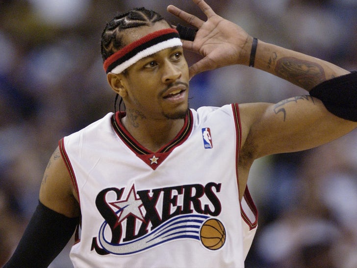 Allen Iverson On The Court