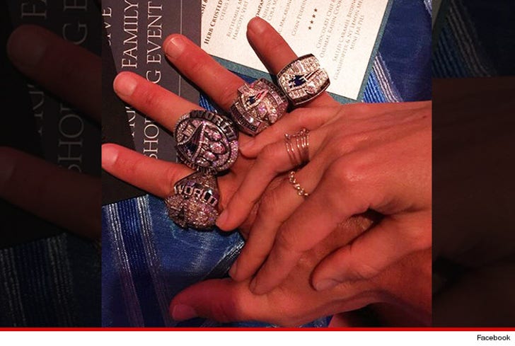 Tom Brady -- Drippin' In Diamonds  Rocks All 4 SB Rings!!!