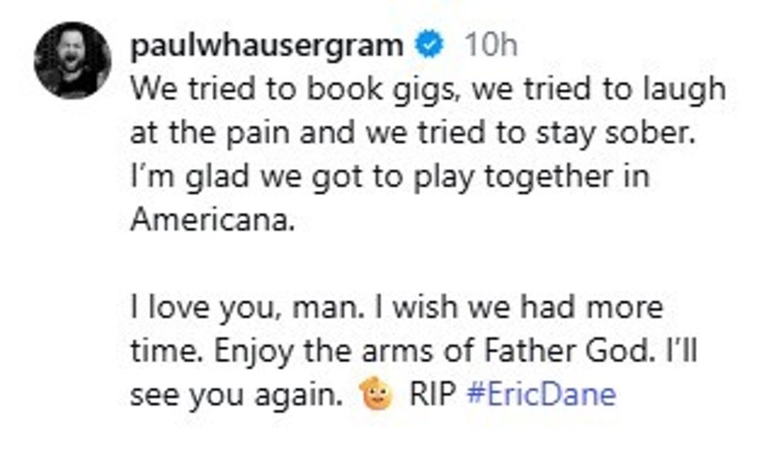 Tributes to Eric Dane 5