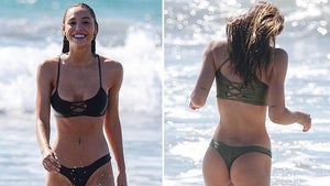 Alexis Ren Tangos with a Thong In Sexy Beach Bikini Sesh